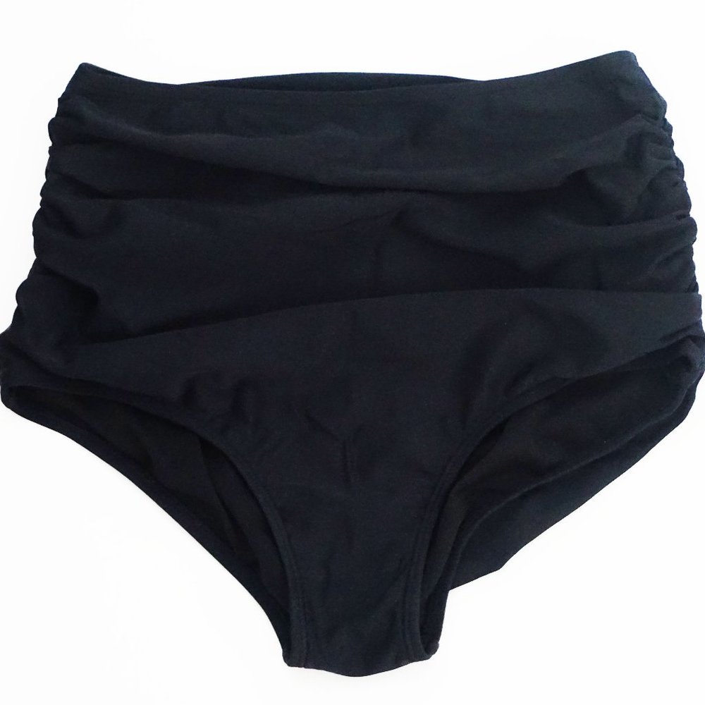 Retro High-Waited Bikini Bottoms